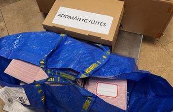 Tanszergyűjtés - adományozás